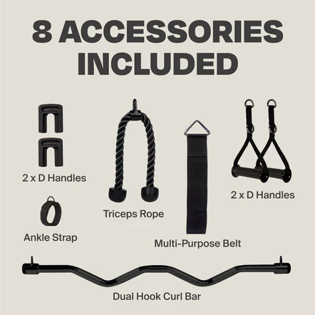 Centr 3 Home Gym Functional Trainer with Selectorized Smith Bar view 4